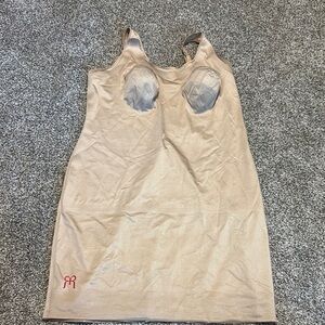 Ruby Ribbon Beige Shapewear Slip